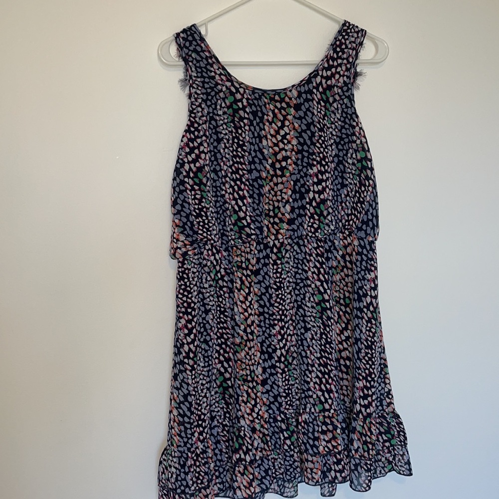 Multicolor Pattern Chiffon Dress - Picture 4 of 6